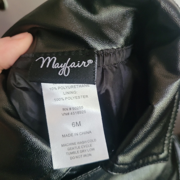 3-6m Mayfair Faux Leather Jacket - Picture 2 of 6
